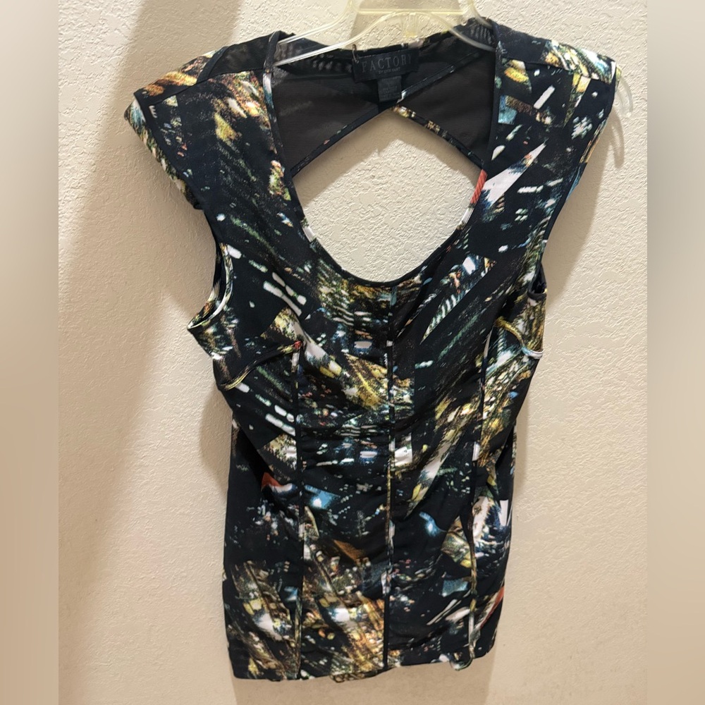 Abstract Print Women's Dress